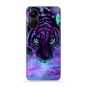 Silikonska Maskica za Xiaomi Redmi 13C - Neon Tiger