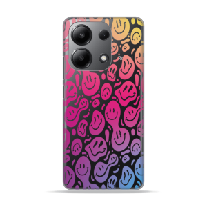 Silikonska Maskica za Redmi Note 13 4G - Colorful Smiley