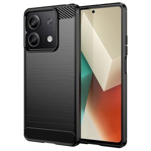 Silikonska Carbon Maskica za Redmi note 13 (5G) - Crna