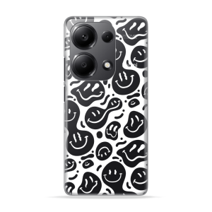Silikonska Maskica za Redmi Note 13 Pro (4G) - White Smiley