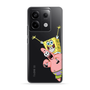Silikonska Maskica za Redmi Note 13 Pro 5G - Spognebob & Patrick