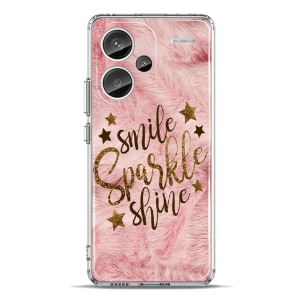 Silikonska Maskica za Redmi Note 13 Pro Plus - Smile, Sparkle, Shine