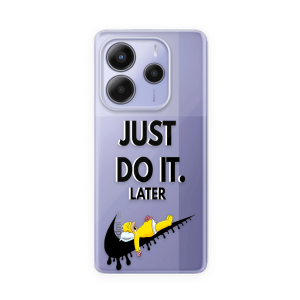 Silikonska Maskica za Redmi Note 14 (4G) - Just Do It (Later)