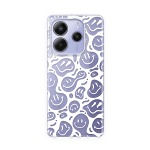 Silikonska Maskica za Redmi Note 14 (5G) - White Smiley