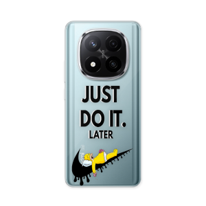 Silikonska Maskica za Redmi Note 14 Pro Plus - Just Do It (Later)