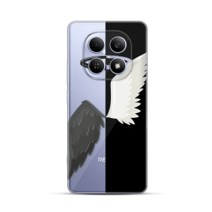 Silikonska Maskica za Redmi Note 15 - Black & White