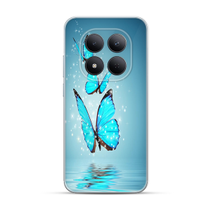 Silikonska Maskica za Redmi Note 15 Pro Plus - Blue Butterfly