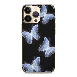 Silikonska maskica za mobitel - "Blue Butterflies" - S1037