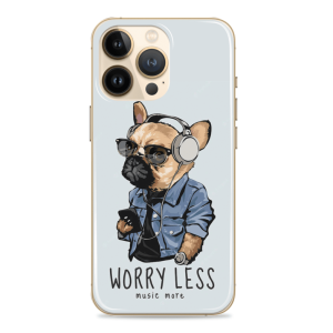 Silikonska maskica za mobitel - Worry Less - S129