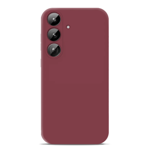 Mekana Silikonska Maskica za Samsung Galaxy S24 Plus - Bordo