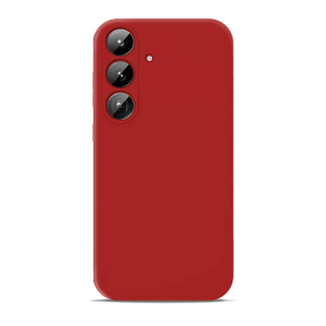 Mekana Silikonska Maskica za Samsung Galaxy S24 Plus - Crvena