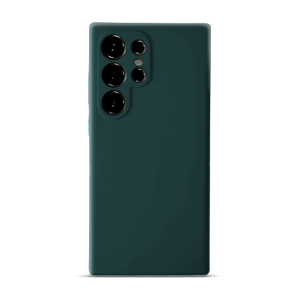 Mekana Silikonska Maskica za Samsung Galaxy S24 Ultra - Tamno zelena
