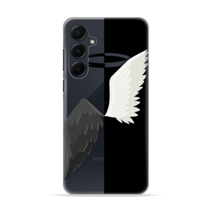 Silikonska Maskica za Galaxy A26 - Black & White