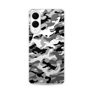 Silikonska Maskica za Galaxy S25 Edge - Camouflage - siva