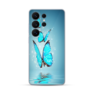 Silikonska Maskica za Samsung Galaxy S26 Ultra - Blue Butterfly