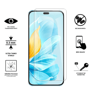 Zaštitno Staklo za ekran za Honor 200 Smart (2D) - Prozirno