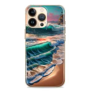 Silikonska maskica - "Sunset Waves" - sum132