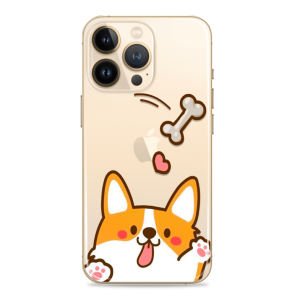 Silikonska Maskica za mobitel - Corgi i kost - SZ23
