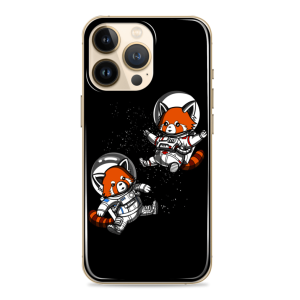 Silikonska Maskica za mobitel - Crvene pande u svemiru - SZ40
