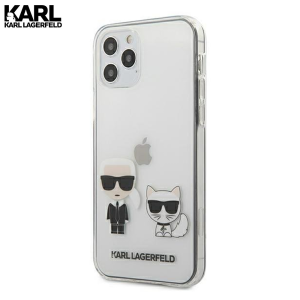 Karl Lagerfeld Karl & Choupette Transparent maskica za iPhone 12 Pro
