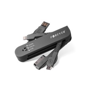Forever 3u1 USB kabel s priključcima za iPhone 4, iPhone 5 i Micro USB