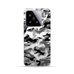 Silikonska Maskica za Xiaomi 15 - Camouflage - siva