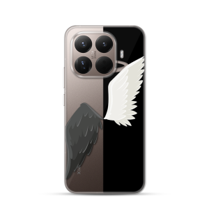 Silikonska Maskica za Xiaomi 15T Pro - Black & White