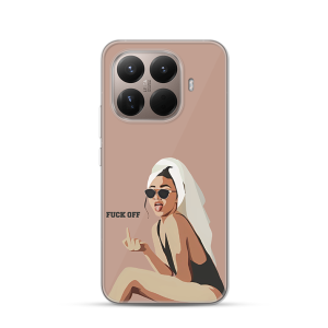 Silikonska Maskica za Xiaomi 15T Pro - F*** off