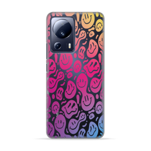 Silikonska Maskica za Xiaomi 13 Lite - Colorful Smiley