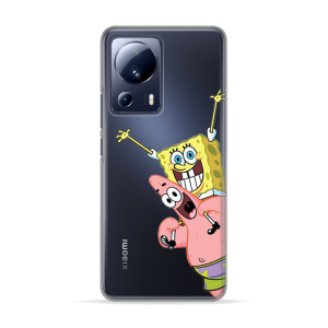 Silikonska Maskica za Xiaomi 13 Lite - Spognebob & Patrick