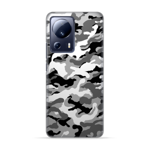 Silikonska Maskica za Xiaomi 13 Lite - Camouflage - siva