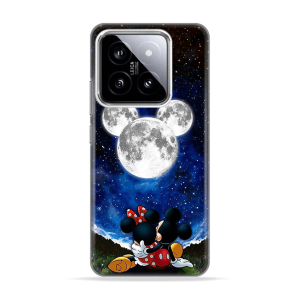 Silikonska Maskica za Xiaomi 14 - Cartoon Moon