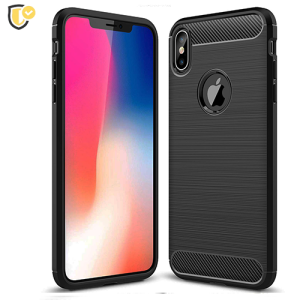 Silikonska Carbon Maskica za iPhone XS Max