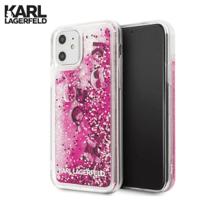 Karl Lagerfeld Glitter Fun za iPhone 11 – Roza