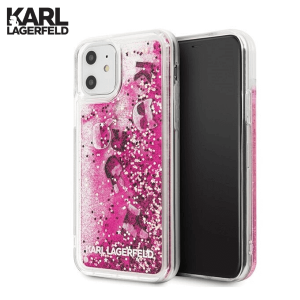 Karl Lagerfeld Glitter Fun za iPhone 11 Pro Max – Roza