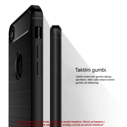 Silikonska Carbon Maskica za Galaxy A8 Plus (2018) 226256