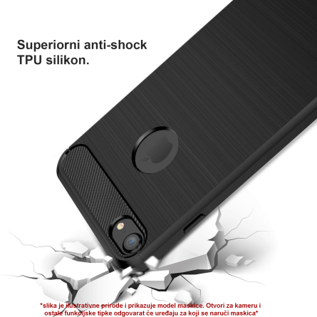 Silikonska Carbon Maskica za Redmi 9C 108680