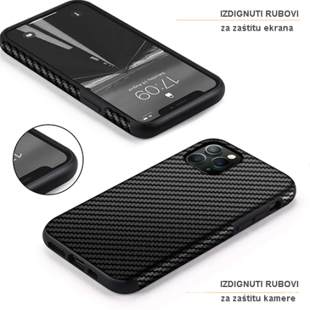 P20 Lite - Silikonska Carbon Fiber Maskica 40025