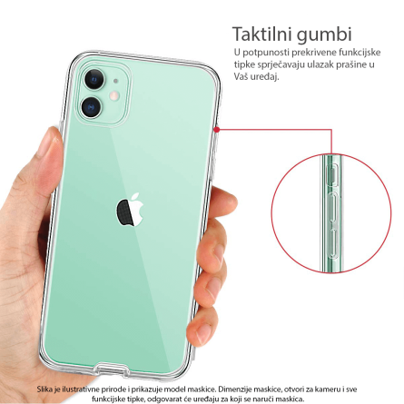 3D Obostrana Prozirna Maskica za P Smart Plus (2019) 223087