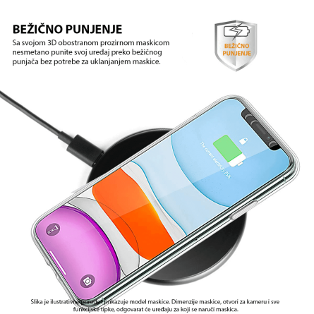 3D Obostrana Prozirna Maskica za P Smart Plus (2019) 223089