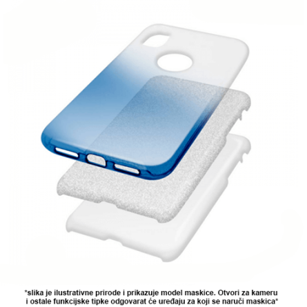 3u1 Dvobojna Maskica sa Šljokicama za Y5p - Više boja 109112