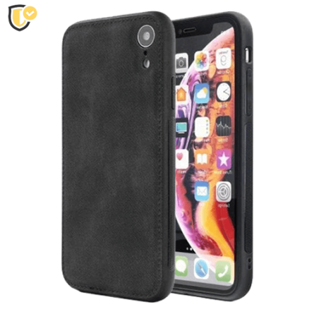 Crna Silikonska Denim Maskica za Huawei Mate 20 223411