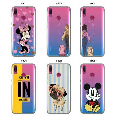 Silikonska Maskica za Y6 (2019) - Šareni motivi 72502