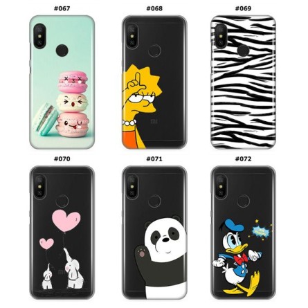 Silikonska Maskica za Mi A2 Lite / Redmi 6 Pro  - Šareni motivi 93737