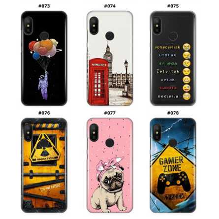 Silikonska Maskica za Mi A2 Lite / Redmi 6 Pro  - Šareni motivi 93738