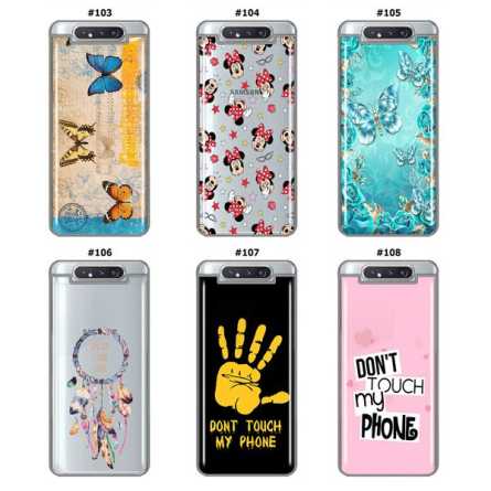 Silikonska Maskica za Galaxy A80 - Šareni motivi 78819