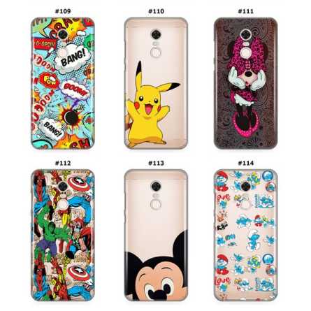 Silikonska Maskica za Redmi 5 Plus  - Šareni motivi 94444