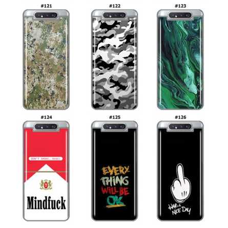 Silikonska Maskica za Galaxy A80 - Šareni motivi 78822