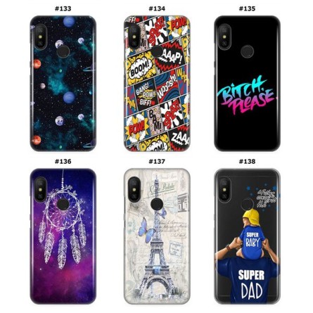 Silikonska Maskica za Mi A2 Lite / Redmi 6 Pro  - Šareni motivi 93747