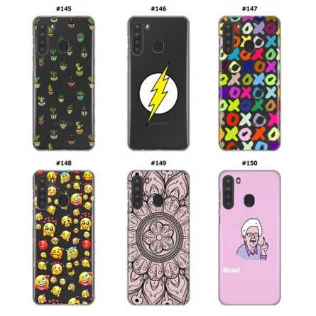 Silikonska Maskica za Galaxy A21  - Šareni motivi 98654